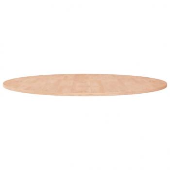 ARDEBO.de - Runde Tischplatte Ø90x1,5 cm Unbehandeltes Massivholz Eiche