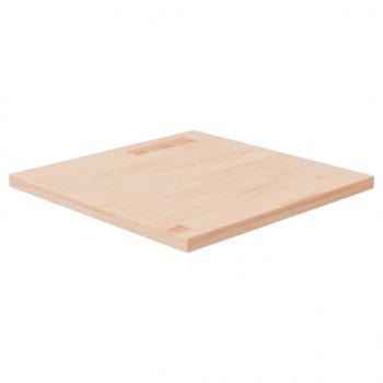 ARDEBO.de - Tischplatte Quadratisch 50x50x2,5 cm Eichenholz Unbehandelt
