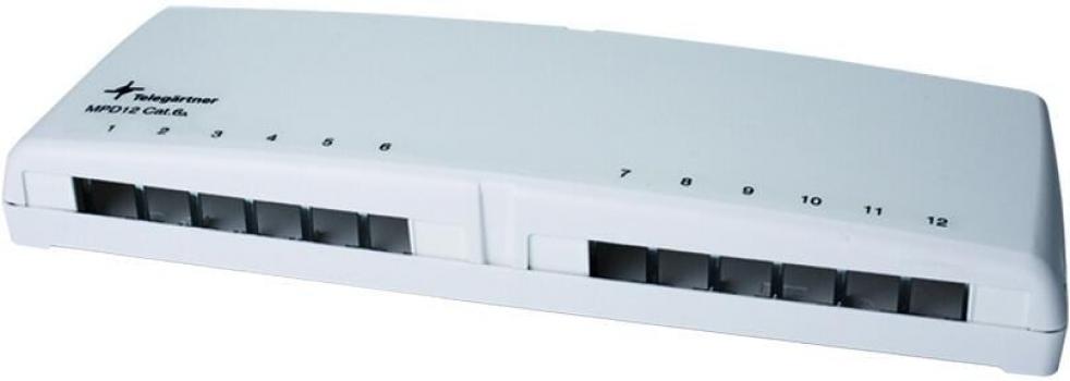 ARDEBO.de Telegärtner Mini-Verteiler, MPD12 AMJ/UMJ TH35/AP aw (100021394)