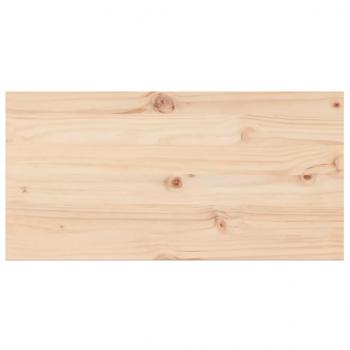 Tischplatten 2 Stk. 90x45x1,7 cm Rechteckig Massivholz Kiefer