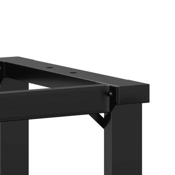 Esstisch-Gestell in O-Form 80x40x73 cm Gusseisen