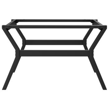 Couchtisch-Gestell in Y-Form 80x70x43 cm Gusseisen