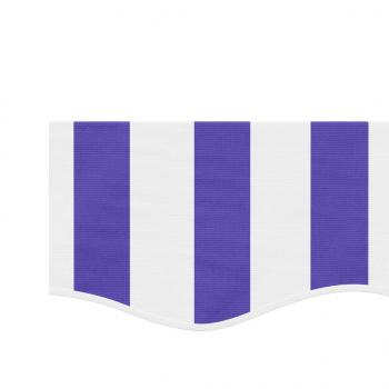 Markisenvolant Blau und Weiß Gestreift 5 m