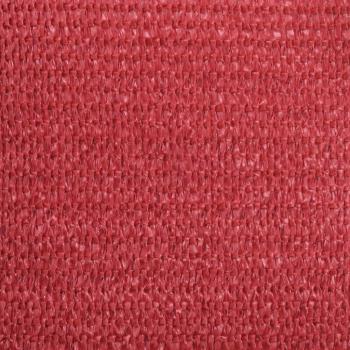 Sonnensegel 160 g/m² Rot 2,5x4 m HDPE