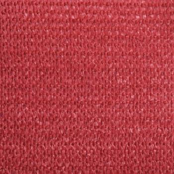 Sonnensegel 160 g/m² Rot 3x6 m HDPE
