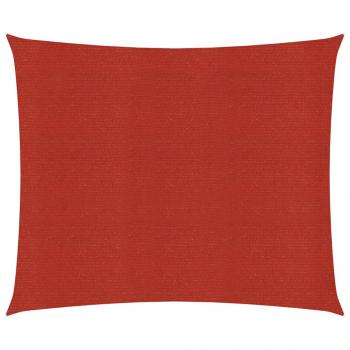ARDEBO.de - Sonnensegel 160 g/m² Rot 3x3 m HDPE