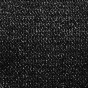 Sonnensegel 160 g/m² Schwarz 3x5 m HDPE