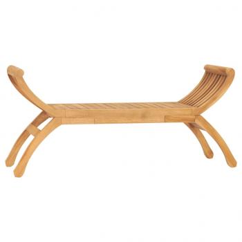 ARDEBO.de - Gartenbank 126 cm Massivholz Teak