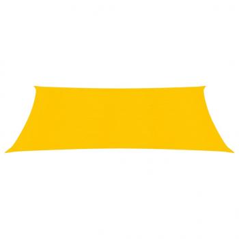 Sonnensegel 160 g/m² Gelb 2x5 m HDPE