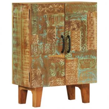 ARDEBO.de - Sideboard Handgeschnitzt 55x30x75 cm Altholz Massiv
