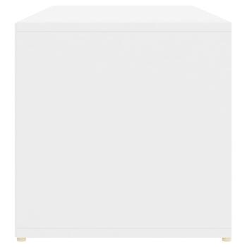 Schuhbank Weiß 105x35x35 cm Holzwerkstoff