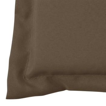 Gartenbank-Auflage Taupe 120x50x3 cm Oxford-Gewebe
