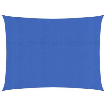 ARDEBO.de - Sonnensegel 160 g/m² Blau 2,5x3,5 m HDPE
