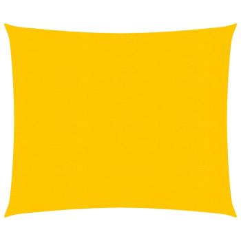 Sonnensegel 160 g/m² Gelb 2,5x2,5 m HDPE