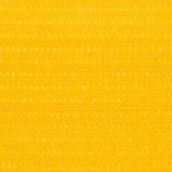 Sonnensegel 160 g/m² Gelb 2,5x2,5 m HDPE