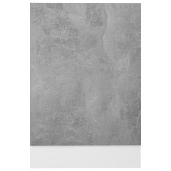 Geschirrspülerblende Betongrau 45x3x67 cm Holzwerkstoff