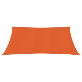 Sonnensegel 160 g/m² Orange 2,5x3 m HDPE