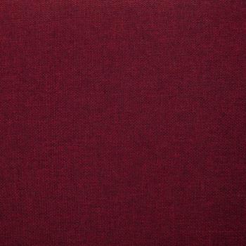 Bank mit Staufach 116 cm Weinrot Polyester
