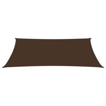 Sonnensegel Oxford-Gewebe Rechteckig 2x5 m Braun