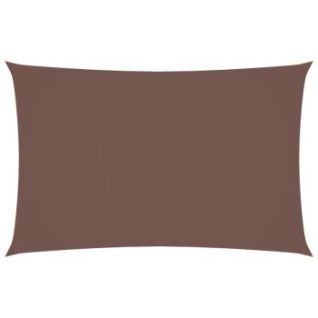 Sonnensegel Oxford-Gewebe Rechteckig 2x5 m Braun