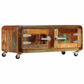 Couchtisch 85x55x40 cm Altholz Massiv