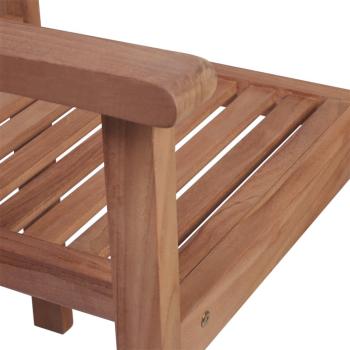 Gartenstühle 4 Stk. mit Anthrazit Kissen Massivholz Teak