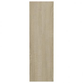 Wand-Schuhschrank Sonoma-Eiche 80x18x60 cm Holzwerkstoff