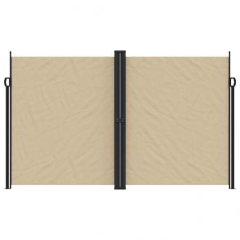 Seitenmarkise Ausziehbar Beige 200x1000 cm