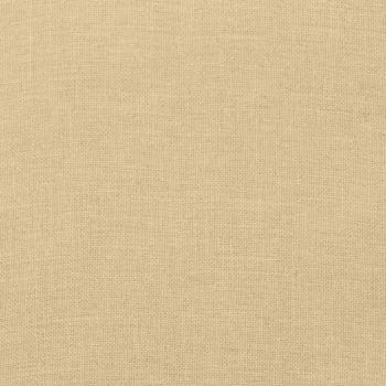Niedriglehner-Auflagen 2 Stk. Melange Beige 100x50x4 cm Stoff