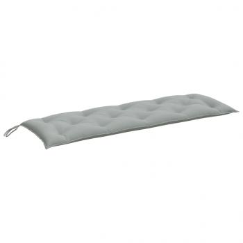 Gartenbank-Auflage Melange Hellgrau 150x50x7 cm Stoff