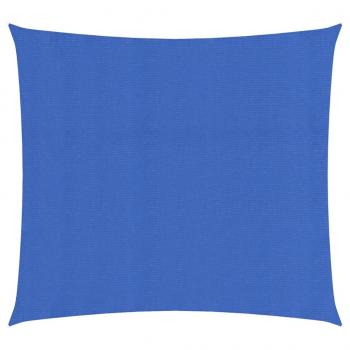 ARDEBO.de - Sonnensegel 160 g/m² Quadratisch Blau 3x3 m HDPE