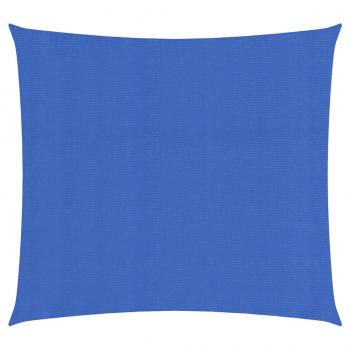 ARDEBO.de - Sonnensegel 160 g/m² Quadratisch Blau 4x4 m HDPE