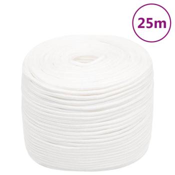 ARDEBO.de - Bootsseil Weiß 8 mm 25 m Polypropylen