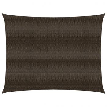 ARDEBO.de - Sonnensegel 160 g/m² Braun 2,5x4,5 m HDPE