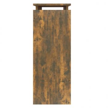 Konsolentisch Räuchereiche 80x30x80 cm Holzwerkstoff