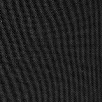 Sonnensegel Oxford-Gewebe Rechteckig 6x7 m Schwarz