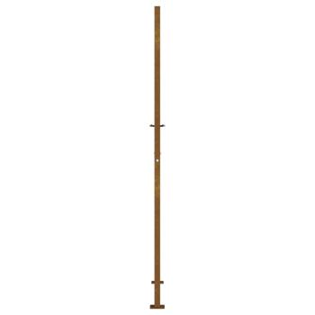 Gartentor 105x205 cm Cortenstahl Baum-Design