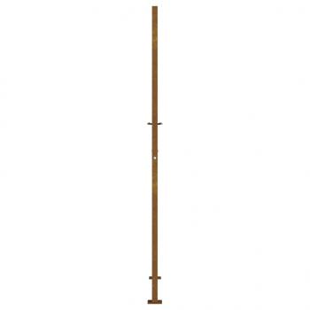 Gartentor 105x205 cm Cortenstahl Baum-Design