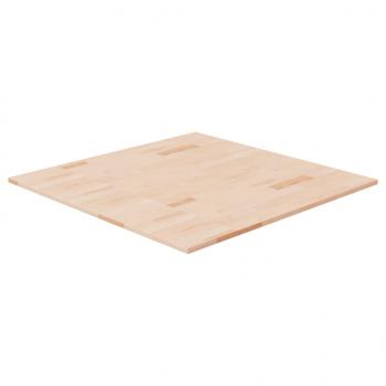 ARDEBO.de - Tischplatte Quadratisch 80x80x1,5 cm Eichenholz Unbehandelt