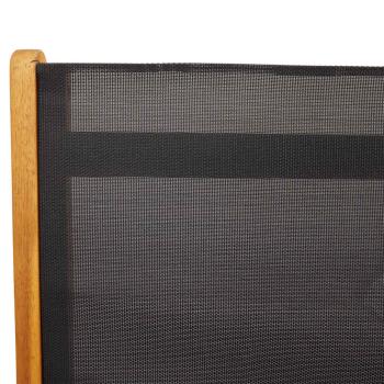 Gartenstühle 6 Stk. Klappbar Massivholz Akazie und Textilene