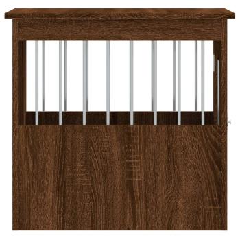 Hundekäfig im Möbelstil Braun Eichen-Optik 45x62x59 cm