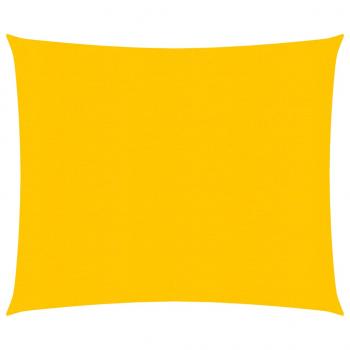 ARDEBO.de - Sonnensegel 160 g/m² Quadratisch Gelb 4,5x4,5 m HDPE