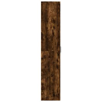 Highboard Räuchereiche 60x35x180 cm Holzwerkstoff
