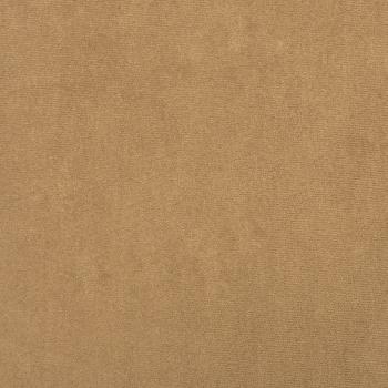 Sessel mit Hocker Braun 60 cm Samt