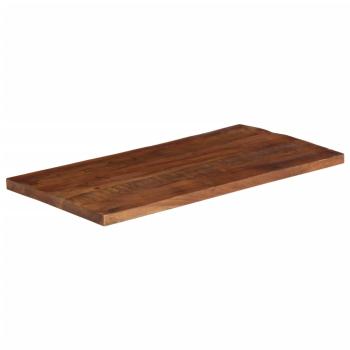 Tischplatte 110x50x2,5 cm Rechteckig Altholz Massiv