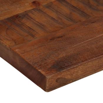 Tischplatte 110x50x2,5 cm Rechteckig Altholz Massiv