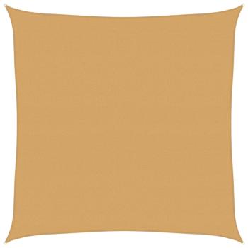 Sonnensegel 160 g/m² Quadratisch Sandfarbe 4x4 m HDPE