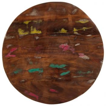 ARDEBO.de - Tischplatte Ø 90x2,5 cm Rund Altholz Massiv