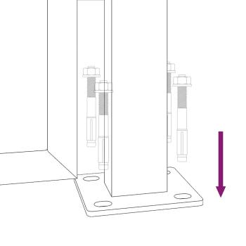 Gartentor Anthrazit 105x205 cm Stahl Bambus-Design