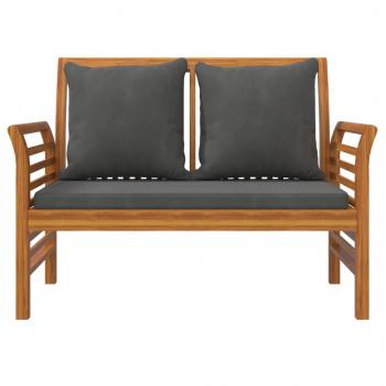 5-tlg. Garten-Lounge-Set mit Kissen Massivholz Akazie